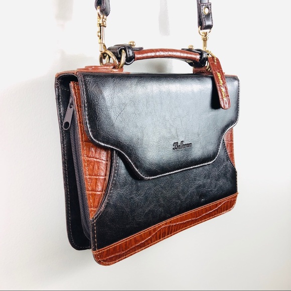 Shop Bellerose Double Top Handle Leather Satchel on Sale at  Bellerose Leather Satchel
